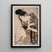 Kamiyui Coiffeur - Kitagawa Utamaro — oprawiony obraz na ścianie