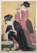 Kingyo Poisson rouge - Kitagawa Utamaro — widok dzieła