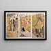 Le talus à Mimeguri - Kitagawa Utamaro — oprawiony obraz na ścianie