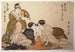 Nibijin udezum Bras de fer entre deux beautés - Kitagawa Utamaro — widok dzieła