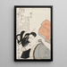 Rikomono Monsieur Je-sais-tout - Kitagawa Utamaro — oprawiony obraz na ścianie