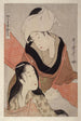 Shinshibari Tendeur de tissu - Kitagawa Utamaro — widok dzieła
