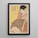 Komurasaki z domu Tamaya - Kitagawa Utamaro — oprawiony obraz na ścianie