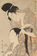La coiffeuse - Kitagawa Utamaro — widok dzieła