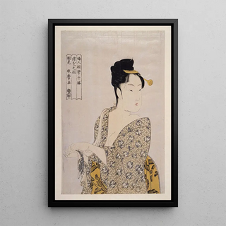 Kitagawa Utamaro - Uwaki no s The fancyfree type.webp