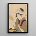 Kobieta gotująca - Kitagawa Utamaro — oprawiony obraz na ścianie