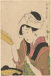 Kobieta gotująca - Kitagawa Utamaro — widok dzieła