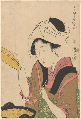Kitagawa Utamaro - Woman Cooking.webp