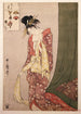 Enigmatyczny obraz Hanagi z domu Giya - Kitagawa Utamaro — widok dzieła