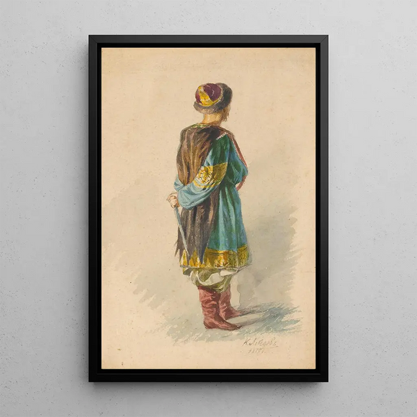 Klavdy Vasilyevich Lebedev - Oriental Figure.webp