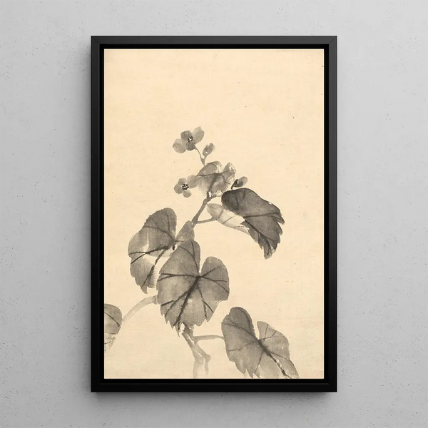Kno Bairei - Branch of Begonia in Bloom.webp