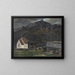 L'église d'Ullensvang à Hardanger - Knud Baade — oprawiony obraz na ścianie