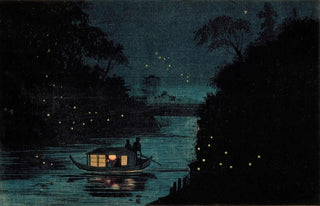 Kobayashi Kiyochika - Fireflies at Ochanomizu.webp
