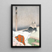 La danseuse Hotoke Gozen à Giji - Kobayashi Kiyochika — oprawiony obraz na ścianie
