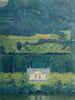 wiejskiego domu nad wodą - Koloman Moser — widok dzieła