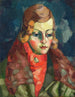 Portret damy - Konrad Mägi — widok dzieła