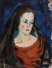 Portret kobiety - Konrad Mägi — widok dzieła