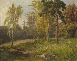 pejzażu leśnego - Konrad Petrides — widok dzieła