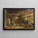 W klasie - Konstantin Egorovich Makovsky — oprawiony obraz na ścianie