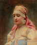 Portret młodej bojariny - Konstantin Egorovich Makowski — widok dzieła