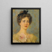 Portret eleganckiej damy - Konstantin Egorovich Makovsky — oprawiony obraz na ścianie