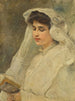 Kobieta czytająca - Konstantin Egorovich Makovsky — widok dzieła