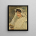 Kobieta czytająca - Konstantin Egorovich Makovsky — oprawiony obraz na ścianie