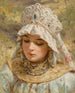 portret kobiety z kokoshnikiem - Konstantin Makovsky — widok dzieła