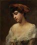 Portret młodej kobiety - Konstantin Makovsky — widok dzieła