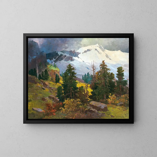 Konstantin Stoitzner - A Vast Mountain Landscape.webp