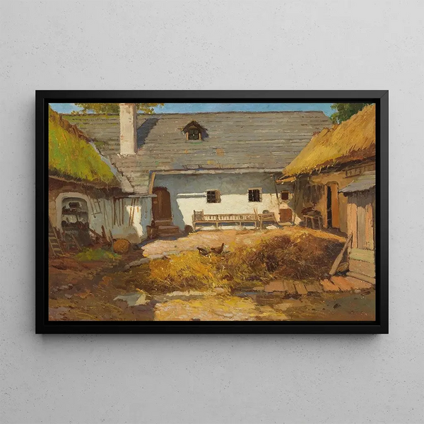 Ferme près de Heinrichs - Konstantin Stoitzner — oprawiony obraz na ścianie