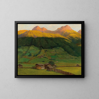 Konstantin Stoitzner - Einbruch der Dmmerung Oberpinzgau.webp