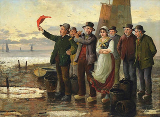Czekanie na rybę - Konstantin Stoitzner — widok dzieła