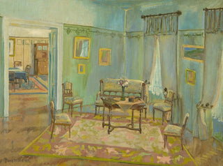wnętrza pokoju - Konstantin Bauer — widok dzieła