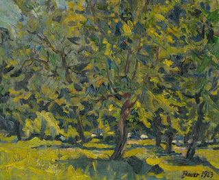 W parku - Konstantin Bauer — widok dzieła
