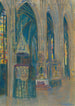 Wnętrze domu wiejskiego - Konstantin Bauer — widok dzieła