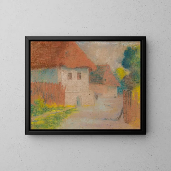 Dédina - Konstantin Korovin — oprawiony obraz na ścianie