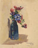 Bukiet kwiatów ponch - Konstantin Korovin — widok dzieła
