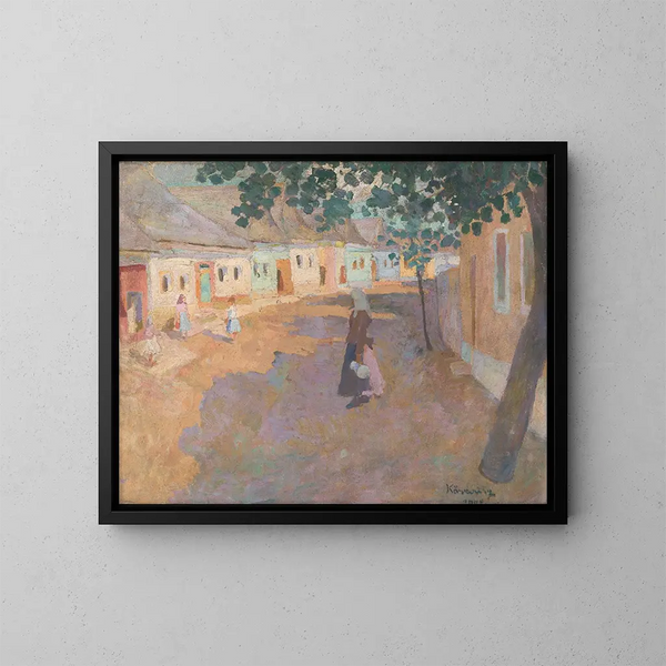 Na ulicy - Konstantin Korovin — oprawiony obraz na ścianie