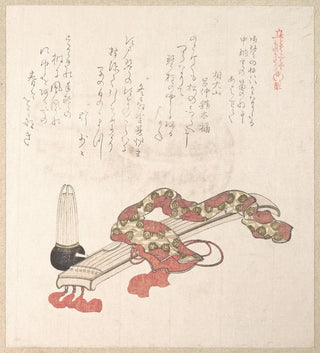 Koto, harpe japonaise et sho - Kubo Shunman