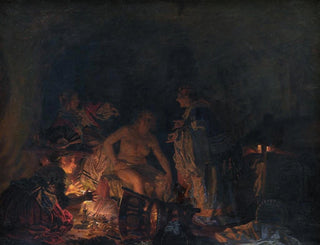 Kristian Zahrtmann - Leonora Christina Being Examined in Prison.webp