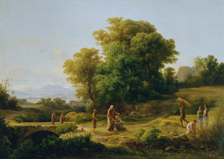 Kroly Mark - Ideale Landschaft mit Boas und Ruth.webp