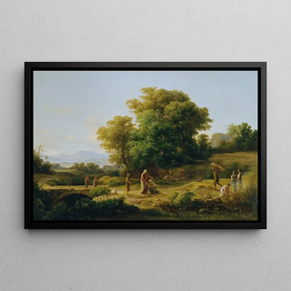 Kroly Mark - Ideale Landschaft mit Boas und Ruth.webp