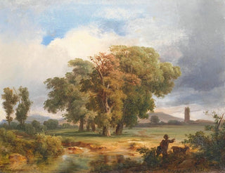 Kroly Mark - Motif of the Cascina in Pisa.webp