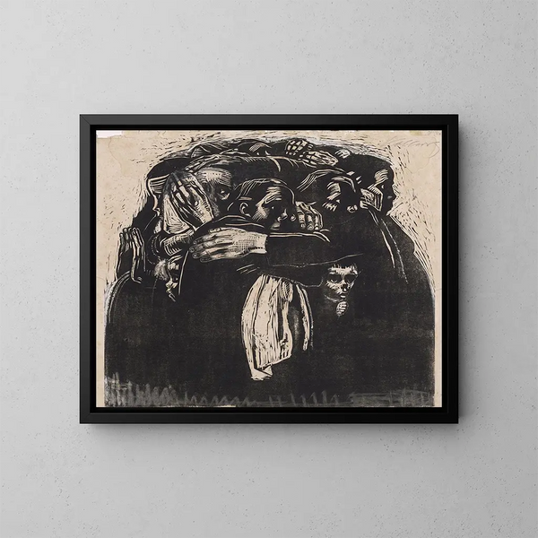 Matki - Käthe Kollwitz — oprawiony obraz na ścianie