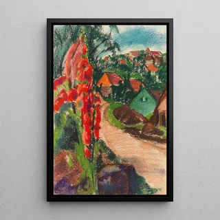 Kthe Loewenthal - Sommer im Dorf.webp