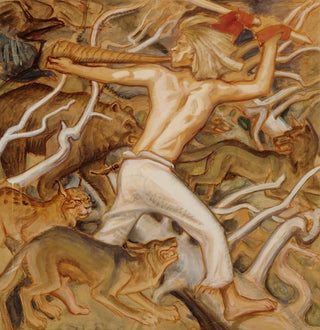 Kullervo gardant ses troupeaux sauvages - Akseli Gallen-Kallela