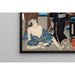 Reprodukcja obrazu Kusatsu, Kanja Yoshitaka - Utagawa Kuniyoshi