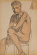 Chłopiec siedzący - Kuzma Petrov-Wodkin — widok dzieła