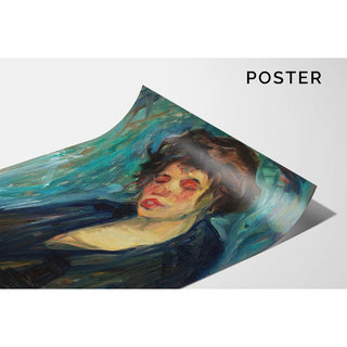 Kvinna - Nils Dardel | Reproduction Tableau Décoration murale affiche copie